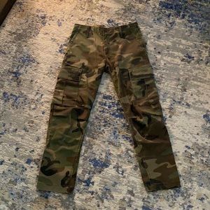 RE/DONE originals Camo cargo pants size 24